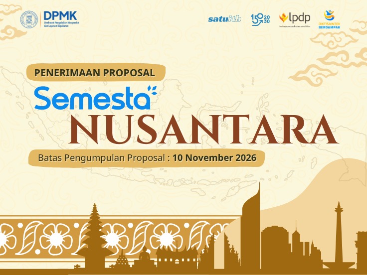 Penerimaan Usulan Program Berdikari 2026: Skema Saintek Nusantara (Rekontekstualisasi Sains Lokal Nusantara)